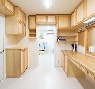 写真:野本歯科医院の事務室